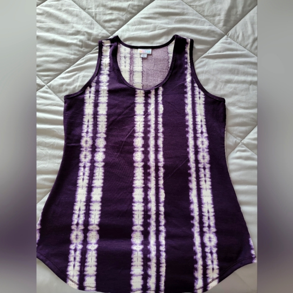Purple Tie-dye Tank Top